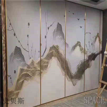 大岭山镇酒店隔断,大岭山镇移动隔断铝外框.jpg